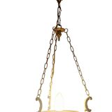 Neo-Louis XV style chandelier - Brass and blown glass