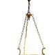 Neo-Louis XV style chandelier - Brass and blown glass