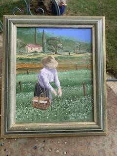 Tableau the jasmine harvest signed Didier Joculano 1993