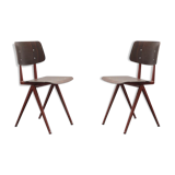 Pair S16 chairs from Galvanitas - ebony/pearl copper - Reissue