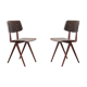 Pair S16 chairs from Galvanitas - ebony/pearl copper - Reissue