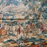 Wall hanging hunting scene