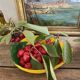 Painted glass dish “le citron”