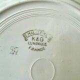 6 vintage Luneville ceramic plates