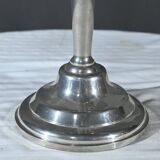 Pair of “Le Lingot” Candelabra in Pewter – Mid 20th Century
