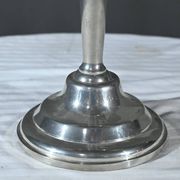Pair of “Le Lingot” Candelabra in Pewter – Mid 20th Century