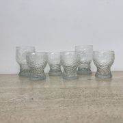 Set of 6 vintage drink glasses Ravenhead Siesta by Hardie Williamson , 1970