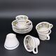 Hand-painted Breton earthenware tea set – France 1970s