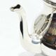 3-piece silver and ebony tea set