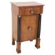 Antique nightstand in walnut, Italy early 19th century