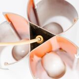 Lampe suspendue vintage danoise Pantre par Bent Karlby, Lyfa, années 1970