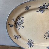 Earthenware dish iron earth choisy le roi