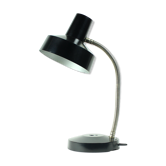 Lampe de table noire, Tchécoslovaquie, années 1970
