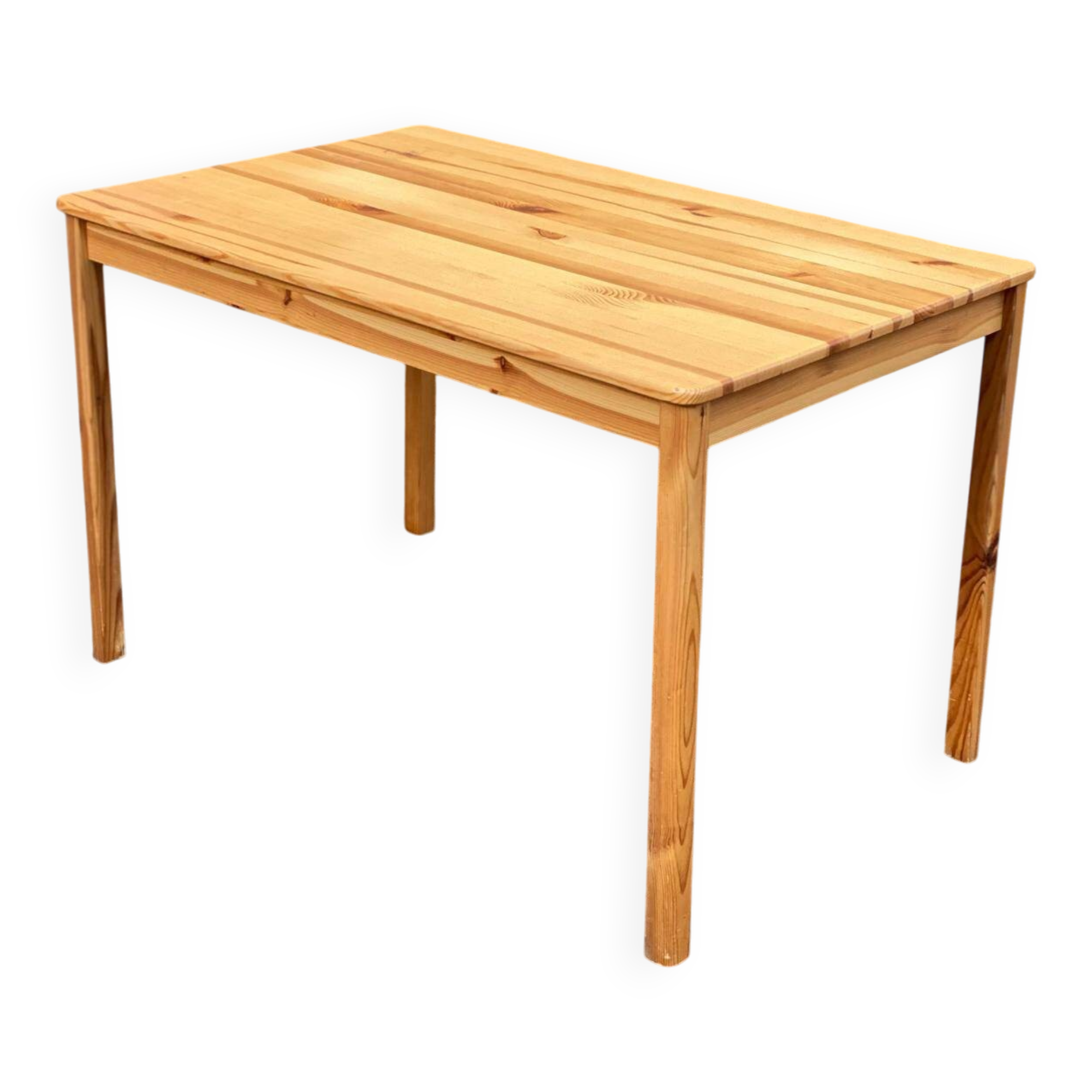 Scandinavian solid wood kitchen dining table for 4 people