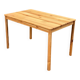 Scandinavian solid wood kitchen dining table for 4 people