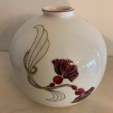 Tharaud Limoges porcelain ball vase