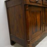 Empire walnut low sideboard