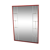 Beech mirror, Sweden, 1960, 96x68cm