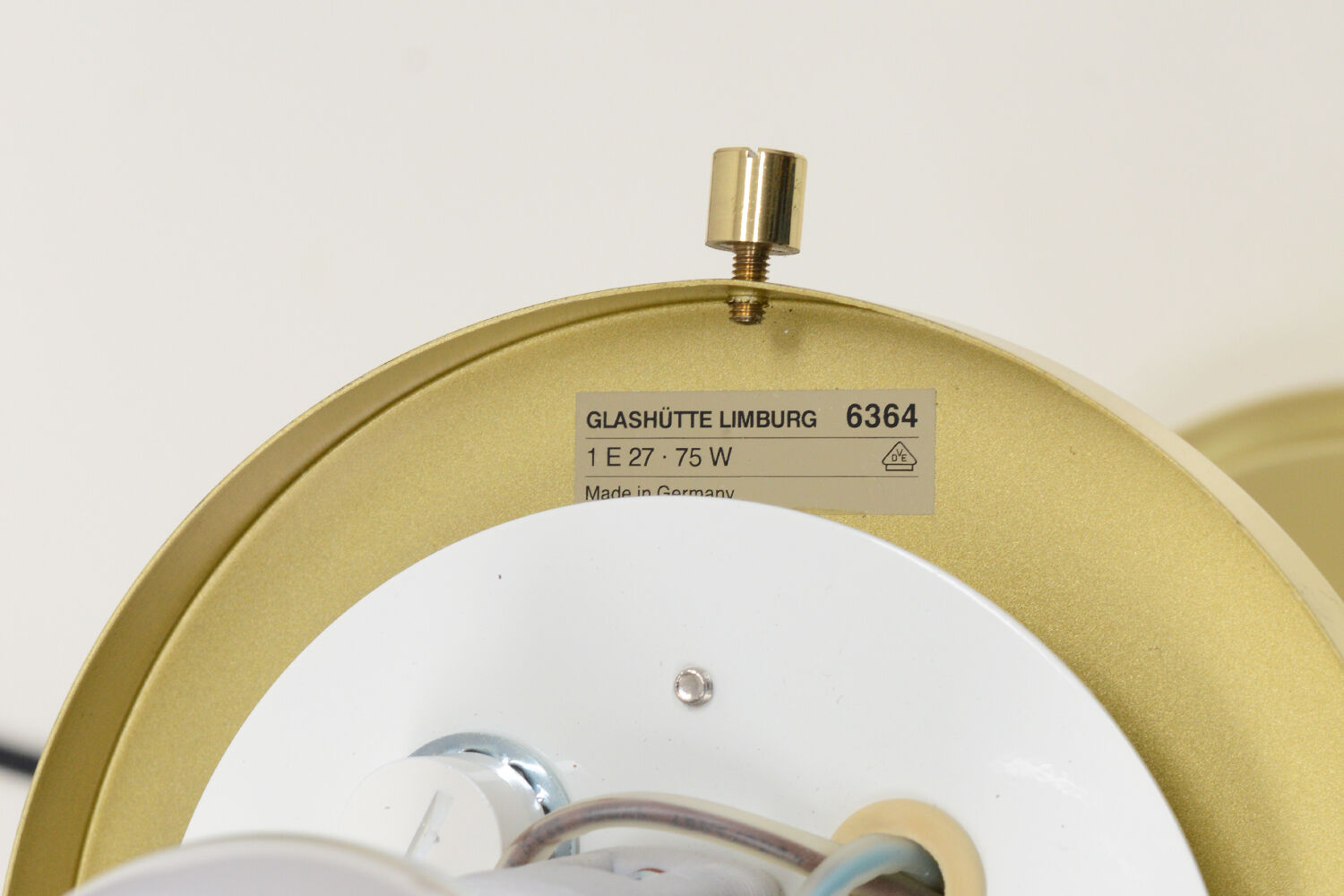 Glashütte limburg 6364 table lamp 60s.