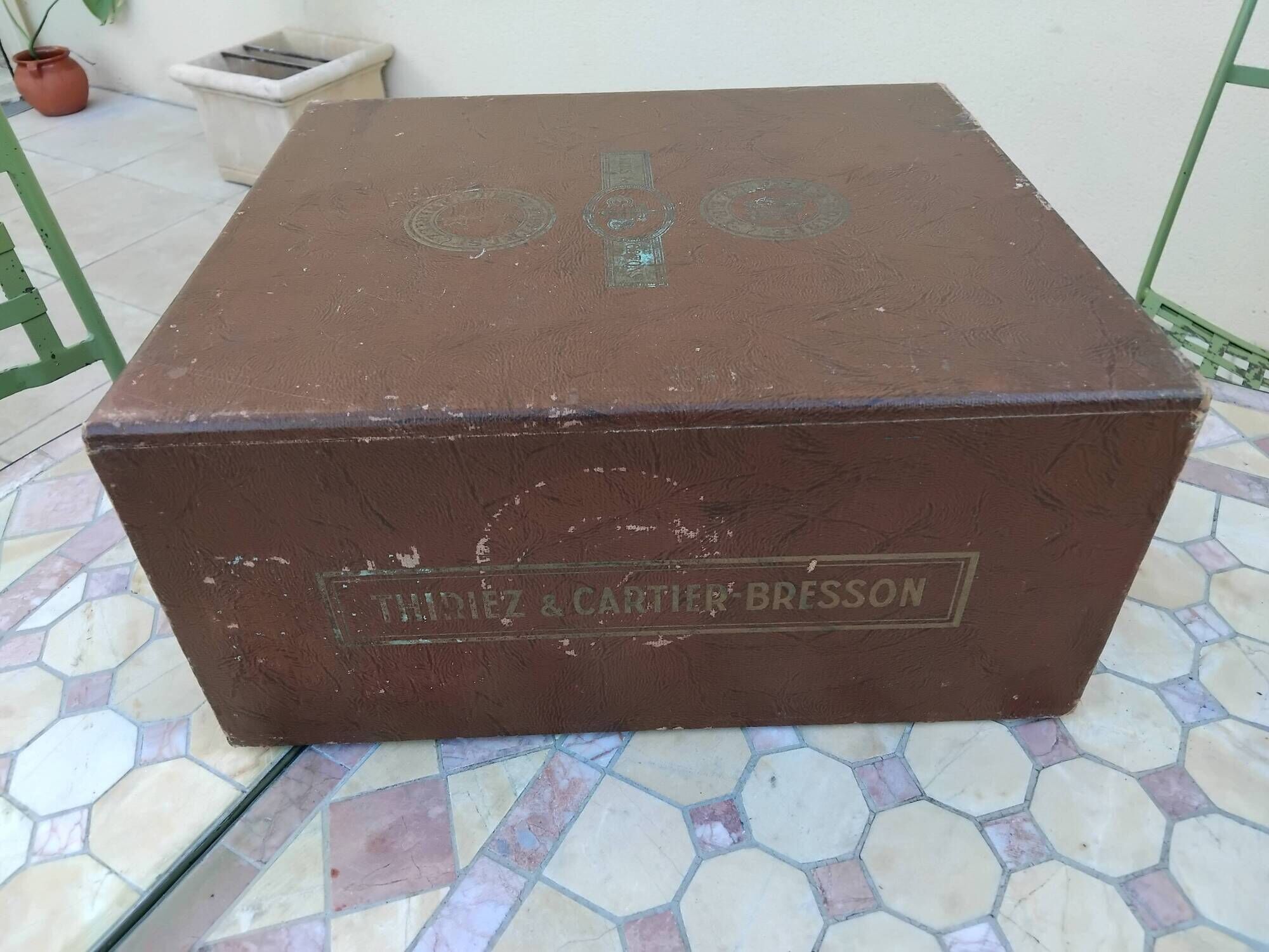 Vintage drawer unit from the Thiriez Cartier Bresson haberdashery, antique.