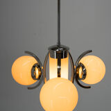 Art deco chandelier, 1930s, restored