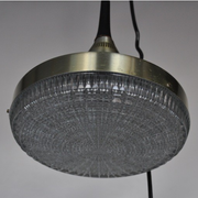 Vintage in glass and metal suspension