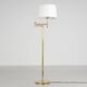 Brass reading lamp circa 1980