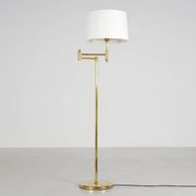 Brass reading lamp circa 1980