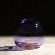 Unica thick-walled vase Roel Olivier Leerdam glass