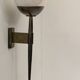 Vintage Art Deco wall light, brass and perspex, France, 1930.