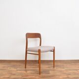 Danish Teak Dining Chair Model 75 by Niels Otto Møller for J.L. Møllers, 1960s, Set of 6.