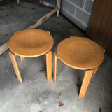 Set of two Bruno Rey stools