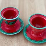 2 Villeroy and Boch egg cups.