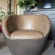 "Edito" convertible armchair in leather - Sacha Lakic for Roche Bobois