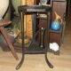Sellette art déco époque 1920 1930 en fer martelé