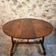 Antique French oak wine table – Loire region – Tilting top – 107 cm diameter
