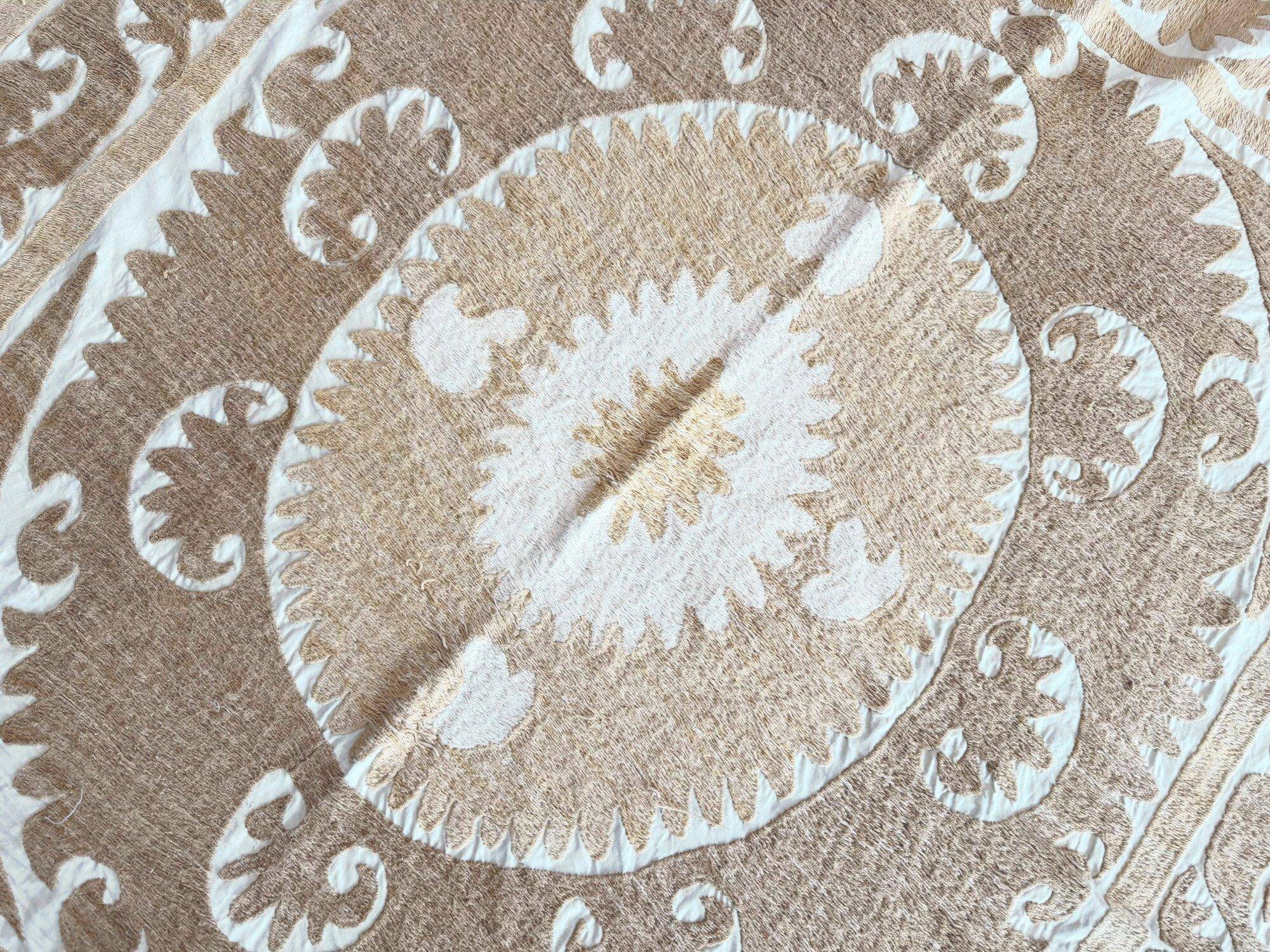 Vintage hand-embroidered tablecloth 150x155 cm