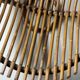 Vintage bamboo and rattan fruit bowl – Large fruit basket, boho chic / Riviera, retro centrepiece – Mid-Century 60s design