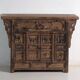 Buffet ancien en pin à panneaux sculptés – Chine, vers 1900