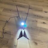 LAMPE ORIGAMI COCOTTE LEONIE BLEUE/MAUVE