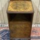 1930s English Burl Walnut Bedside Table