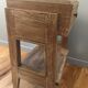 Vintage modernist bedside in oak 1950