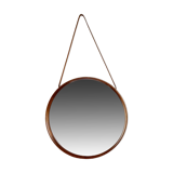 Teak Wall Mirror by Uno and Osten Kristiansson for Luxus Vittsjö Sweden