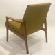 Fauteuil années 60 moutarde