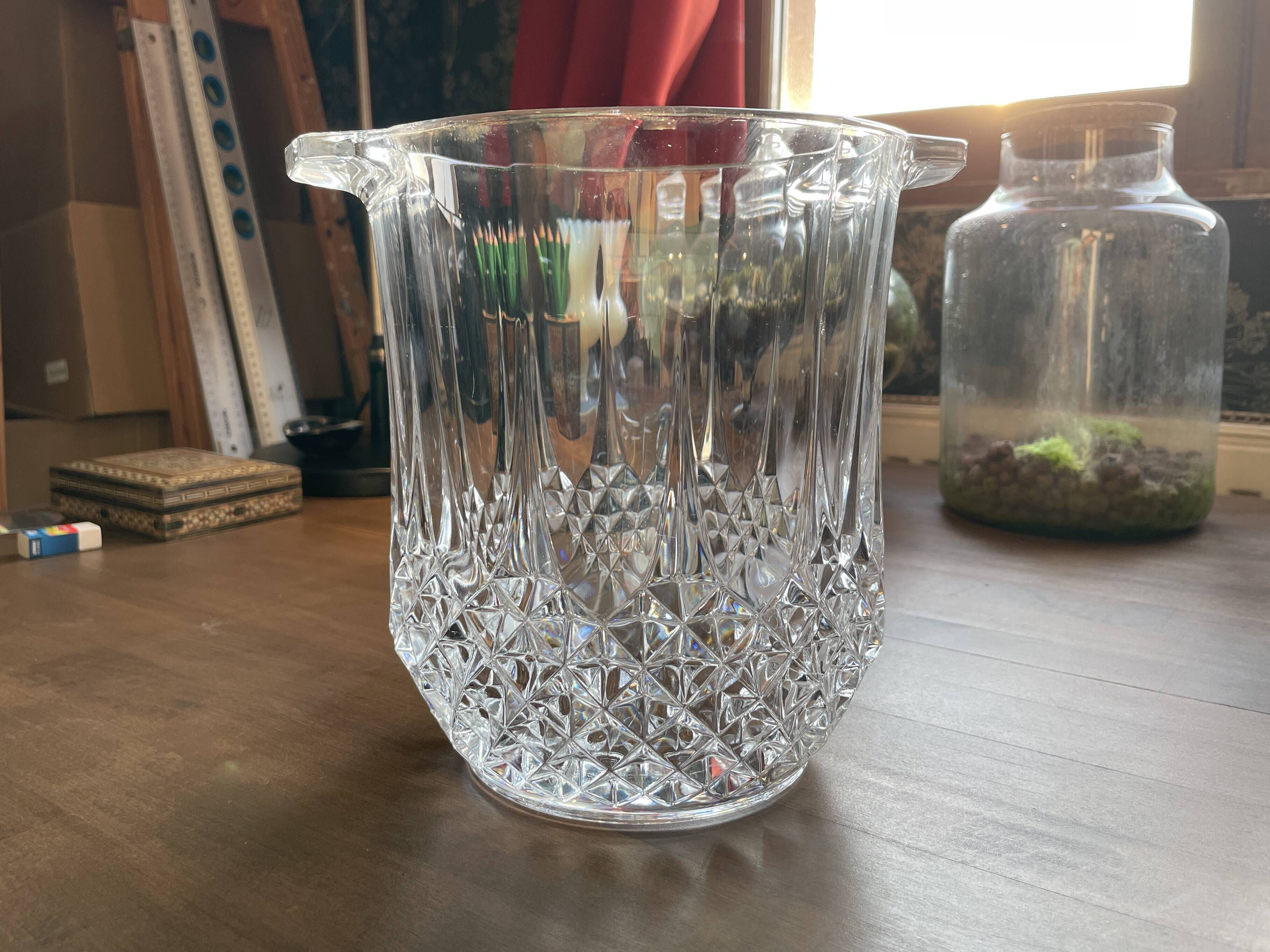 Champagne or ice bucket, Cristal d’Arques, "Longchamp" Collection