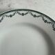Saint Amand green floral plate 22.5cm
