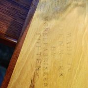 VINTAGE PARTOFTEN TEAK SIDE TABLE FOR MOBELFABRIKKEN DENMARK 1960s
