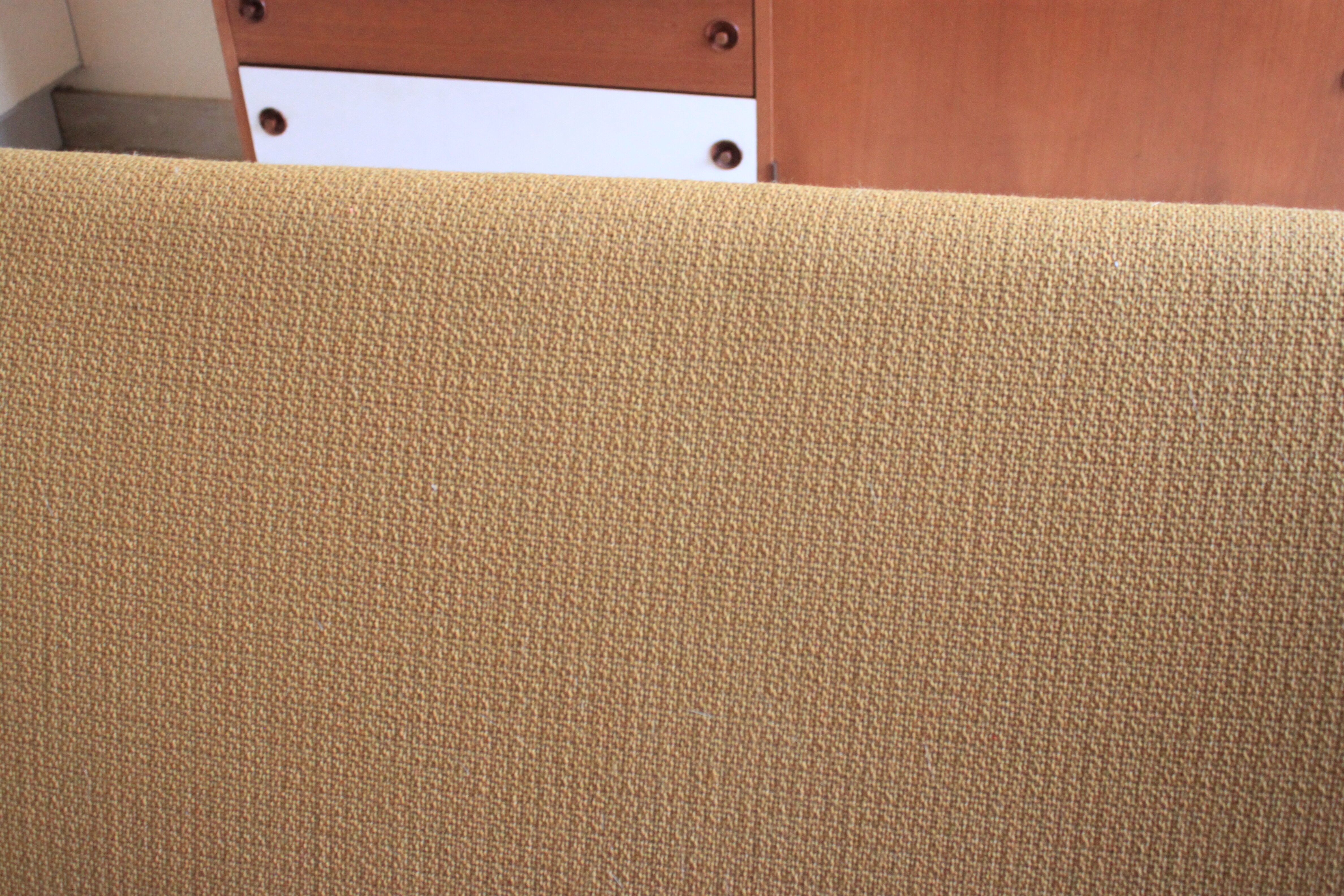 Danish sofa egg years free forms, vintage yellow