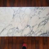 Marble and gilded bronze coffee table