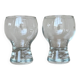 Vintage Set Of 2 Modernist Glass by Goran Warff for Kosta Boda